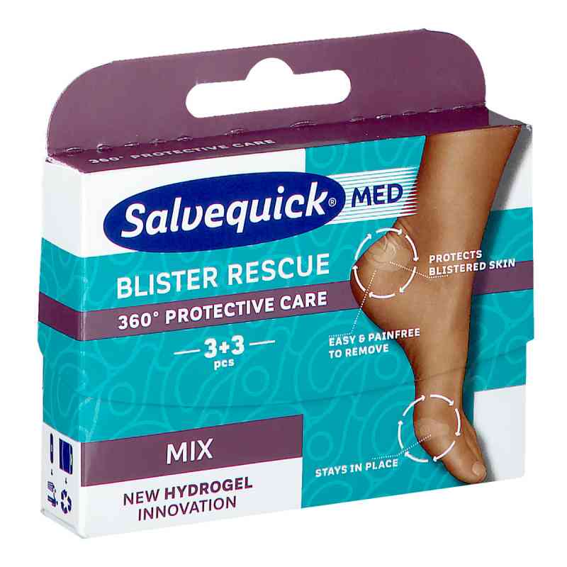 Salvequick Blister Rescue MIX plastry na pęcherze 6 szt. od ORKLA CARE AB PZN 08301174