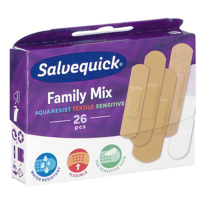 Salvequick Family Mix Plaster 26  od ORKLA CARE AB PZN 08305532
