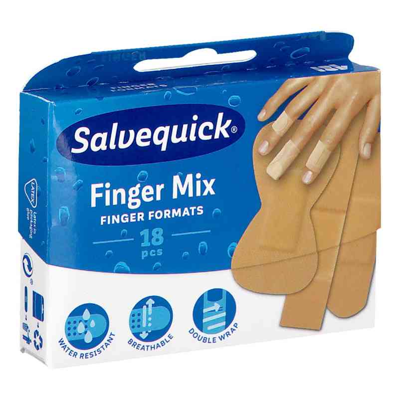 Salvequick Finger Mix Plastry 18  od ORKLA CARE AB PZN 08305520