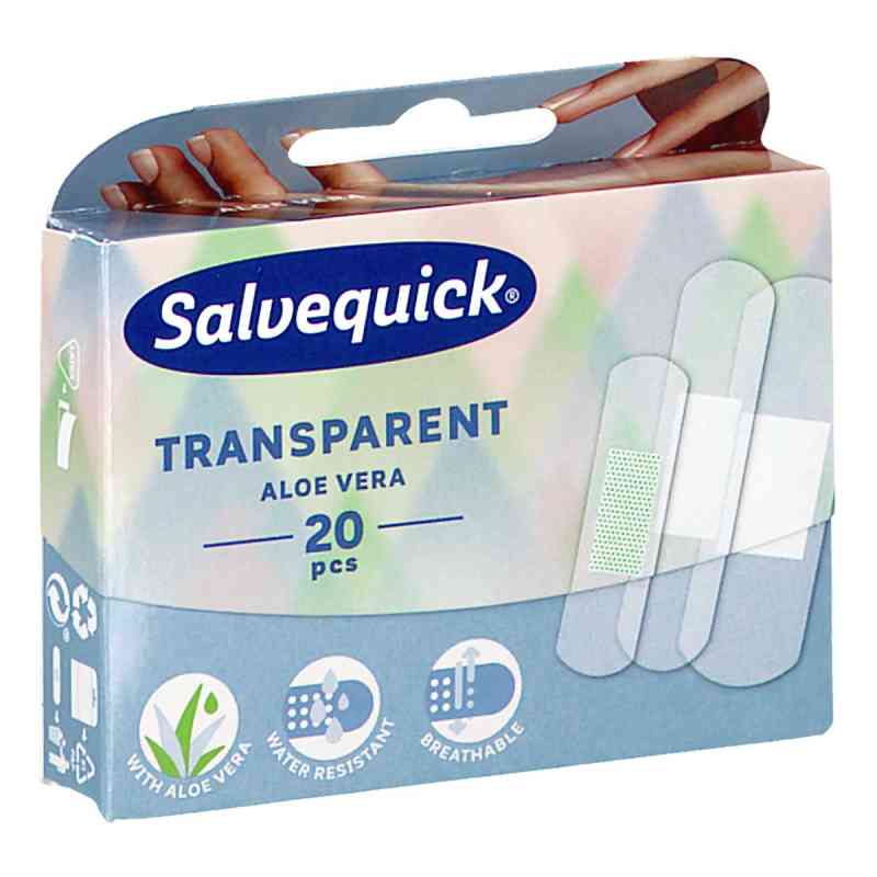 Salvequick Transparent Aloe Vera Plastry 20  od ORKLA CARE AB PZN 08305511