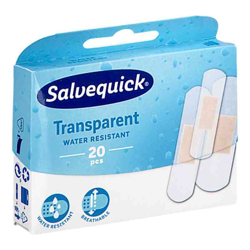 Salvequick Transparent Plastry 20  od ORKLA CARE AB PZN 08305515