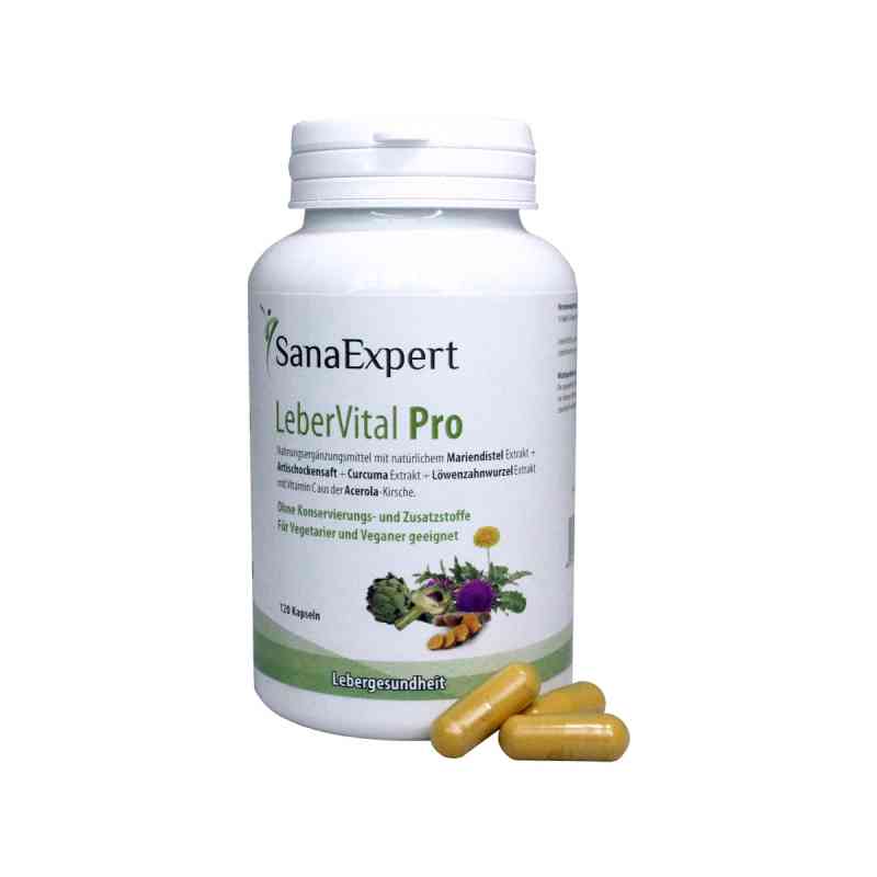 Sanaexpert Lebervital Pro kapsułki 120 szt. od SanaExpert GmbH PZN 12371612