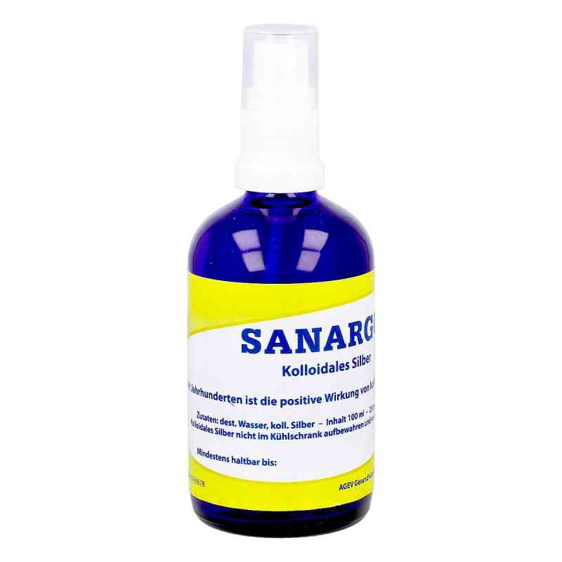 Sanargo Srebro koloidalne, spray 100 ml od AGEV Gesundheitsmittel GmbH PZN 10186678