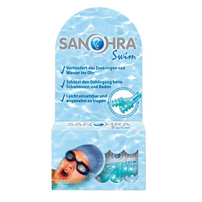 Sanohra swim f.Erwachsene Ohrenschutz 2 szt. od Innosan GmbH PZN 05729042