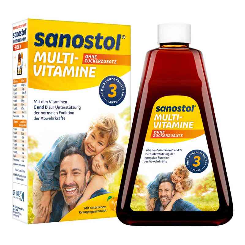 Sanostol soczek bez cukru 460 ml od DR. KADE Pharmazeutische Fabrik  PZN 02171823