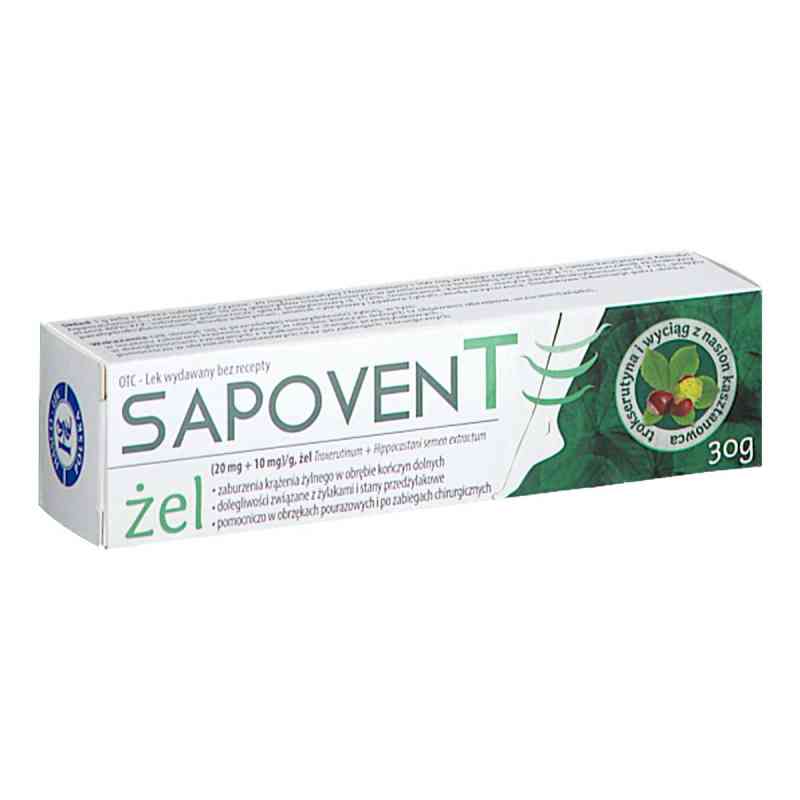Sapoven T żel 30 g od PRZEDSIĘBIORSTWO PRODUKCJI FARMACEUTYCZNEJ HASCO-L PZN 08305205