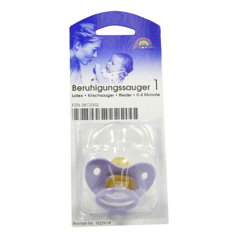 Sauger Kirsche 102919 flieder klein gr.Scheibe 1 szt. od Büttner-Frank GmbH PZN 03872002