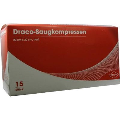 Saugkompressen steril 20x20cm Draco 15 szt. od Dr. Ausbüttel GmbH & Co. KG PZN 06563141