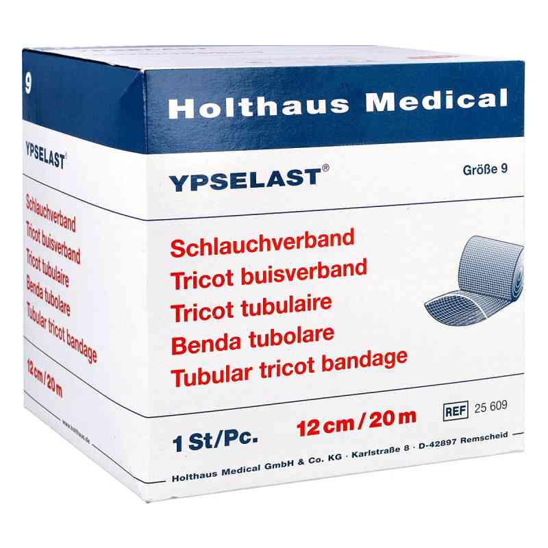 Schlauchverband Ypselast Gr.9 20m weiss 1 szt. od Holthaus Medical GmbH & Co. KG PZN 02651747