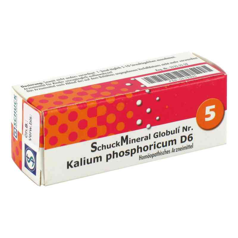 Schuckmineral Globuli 5 Kalium phosph. D6 7.5 g od SCHUCK GmbH Arzneimittelfabrik PZN 00413305