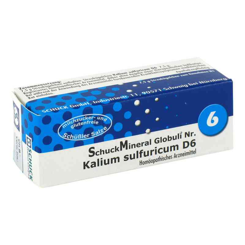 Schuckmineral Globuli 6 Kalium sulf. D6 7.5 g od SCHUCK GmbH Arzneimittelfabrik PZN 00424007