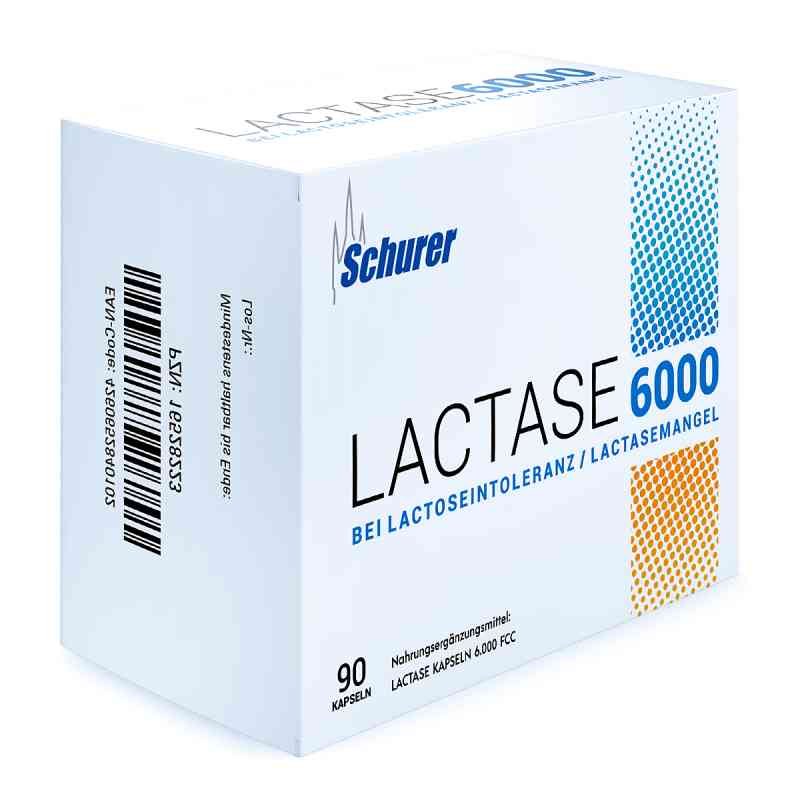 Schurer Lactase 6000 Kapseln 90 szt. od apo.com Group GmbH PZN 16528223