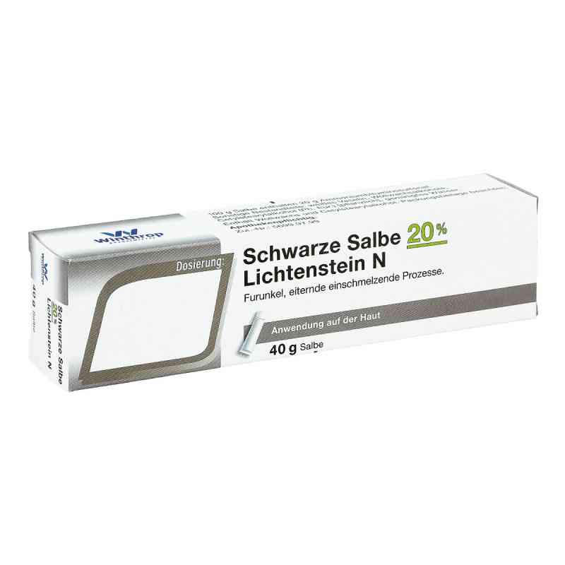 Schwarze Salbe 20% Lichtenstein N 40 g od Zentiva Pharma GmbH PZN 01596319