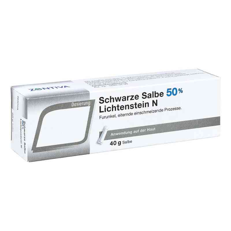 Schwarze Salbe 50% Lichtenstein N 40 g od Zentiva Pharma GmbH PZN 01596331