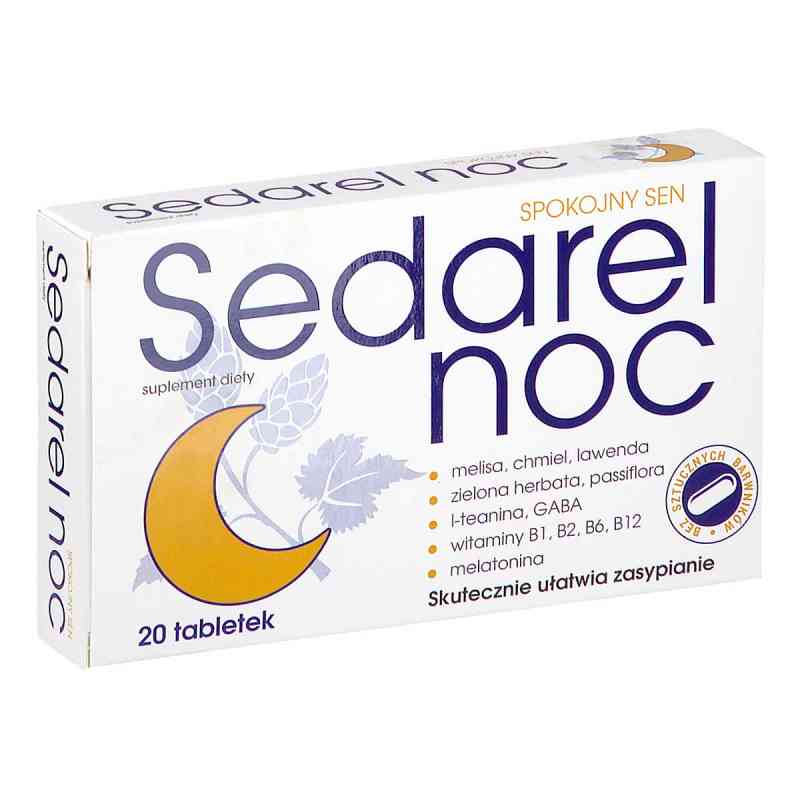 Sedarel Noc tabletki 20  od AVEC PHARMA SP. Z O.O. PZN 08306259