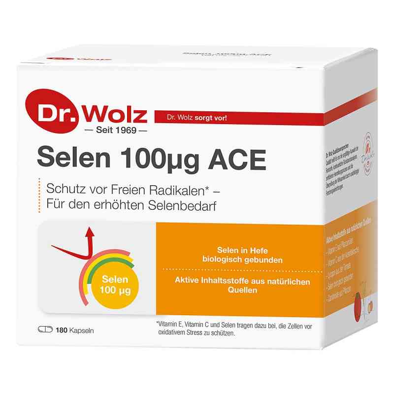 Selen ACE 100 mcg kapsułki 180 szt. od Dr. Wolz Zell GmbH PZN 02883593