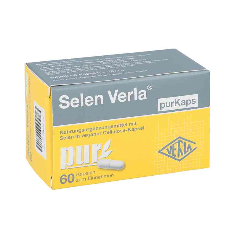 Selen Verla purKaps kapsułki 60 szt. od Verla-Pharm Arzneimittel GmbH &  PZN 11709598