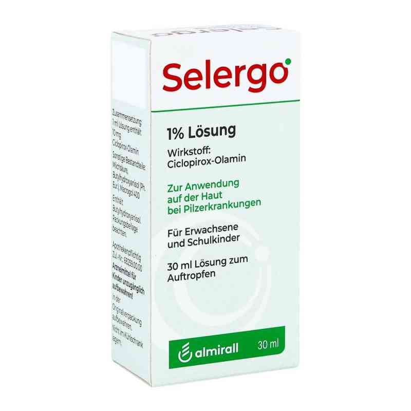 Selergo 1% w leczeniu zakażeń grzybiczych 30 ml od ALMIRALL HERMAL GmbH PZN 06714083