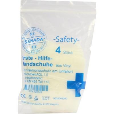 Senada Handschuhe Safty 4 szt. od ERENA Verbandstoffe GmbH & Co. KG PZN 07582749