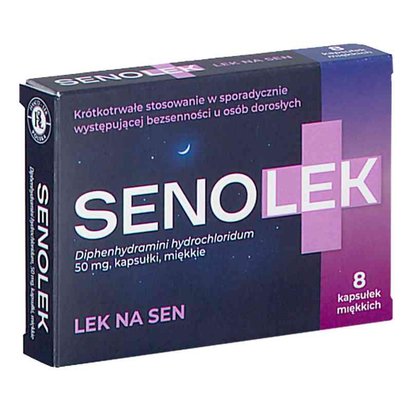 Senolek kapsułki miękkie 8  od PRZEDS. PRODUKCJI FARMACEUTYCZNEJ HASCO-LEK S.A. PZN 08304761