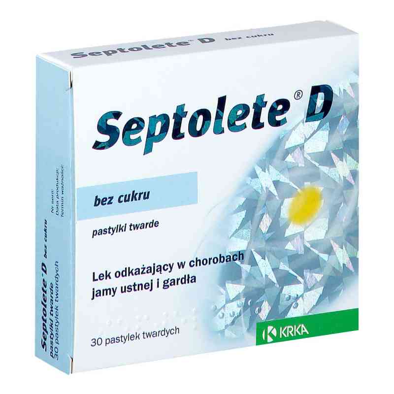 Septolete D pastylki 30  od KRKA D.D. NOVO MESTO PZN 08302410