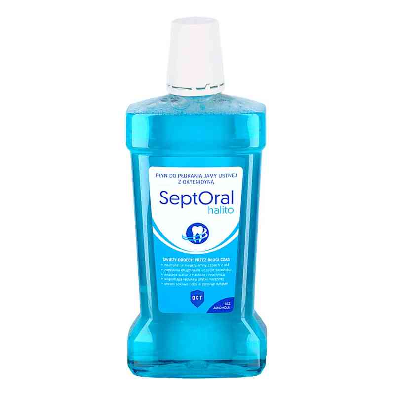 SeptOral Halito Płyn do płukania jamy ustnej z oktenidyną 500 ml od AVEC PHARMA SP. Z O.O. PZN 08306261