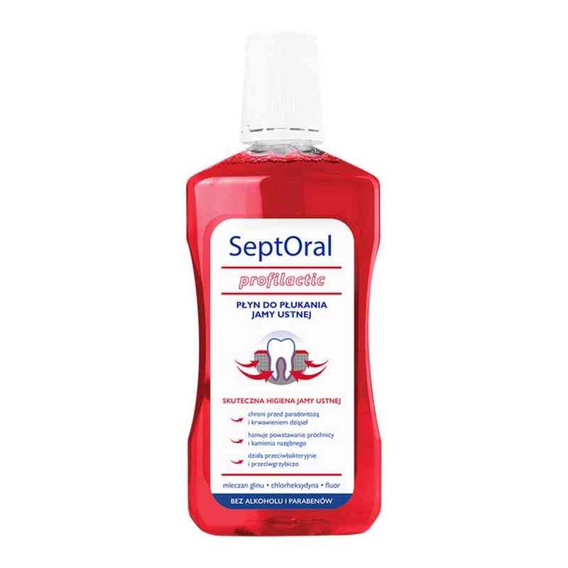 SeptOral profilactic płyn do płukania jamy ustnej 500 ml od AVEC PHARMA SP. Z O.O. PZN 08303107