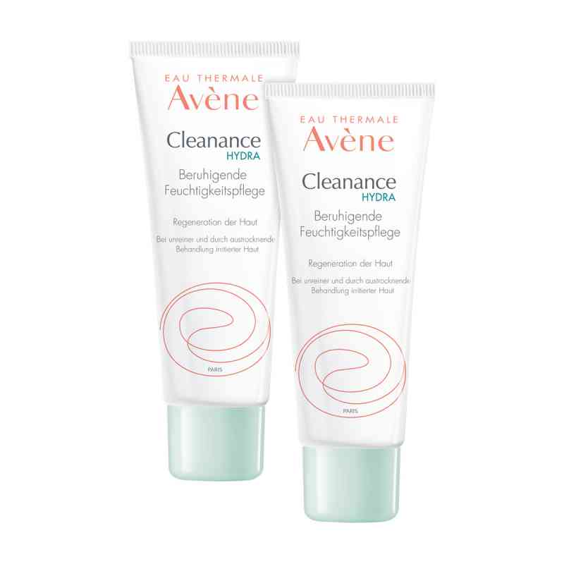 Set Avene Cleanance Hydra beruhigende Feuchtigkeitspflege 2 x 40 ml od PIERRE FABRE DERMO KOSMETIK GmbH PZN 08101038