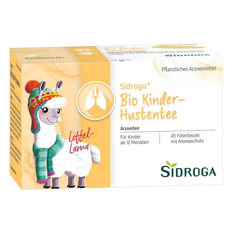 Sidroga Bio Kinder herbata dla dzieci przeciw kaszlowi saszetki 20X1.5 g od Sidroga Gesellschaft für Gesundh PZN 00953964