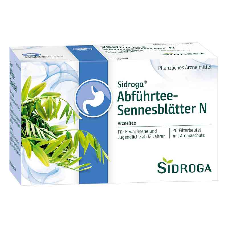 Sidroga Herbata przeczyszczająca z liśćmi senesu N torebki filtr 20X1.0 g od Uriach Germany GmbH PZN 14256246