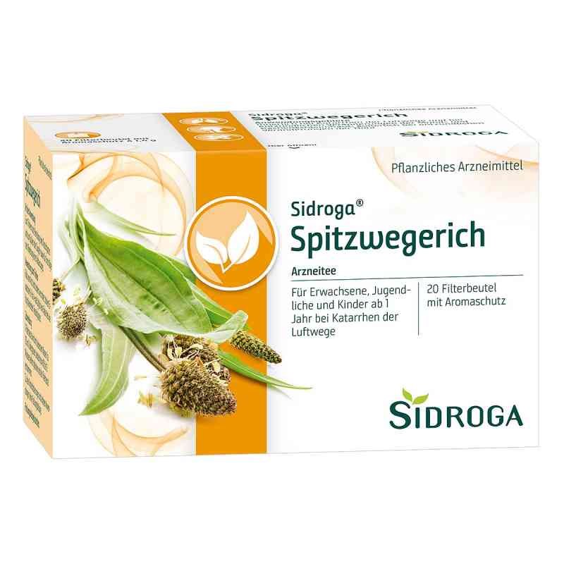 Sidroga herbata z babki lancetowatej saszetki 20X1.4 g od Sidroga Gesellschaft für Gesundh PZN 01906501