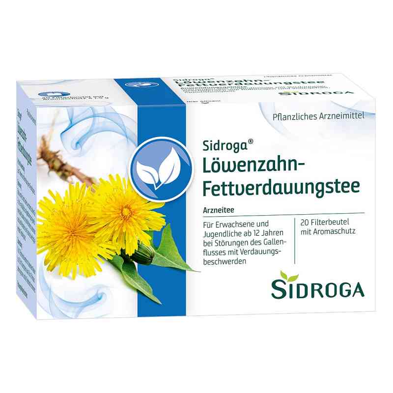 SIDROGA herbata z mniszka lekarskiego saszetki  20X1.5 g od Sidroga Gesellschaft für Gesundh PZN 03018182