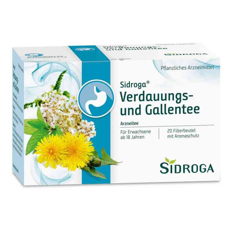 Sidroga Verdauungs- und Gallentee Filterbeutel 20X2.0 g od Uriach Germany GmbH PZN 10109229