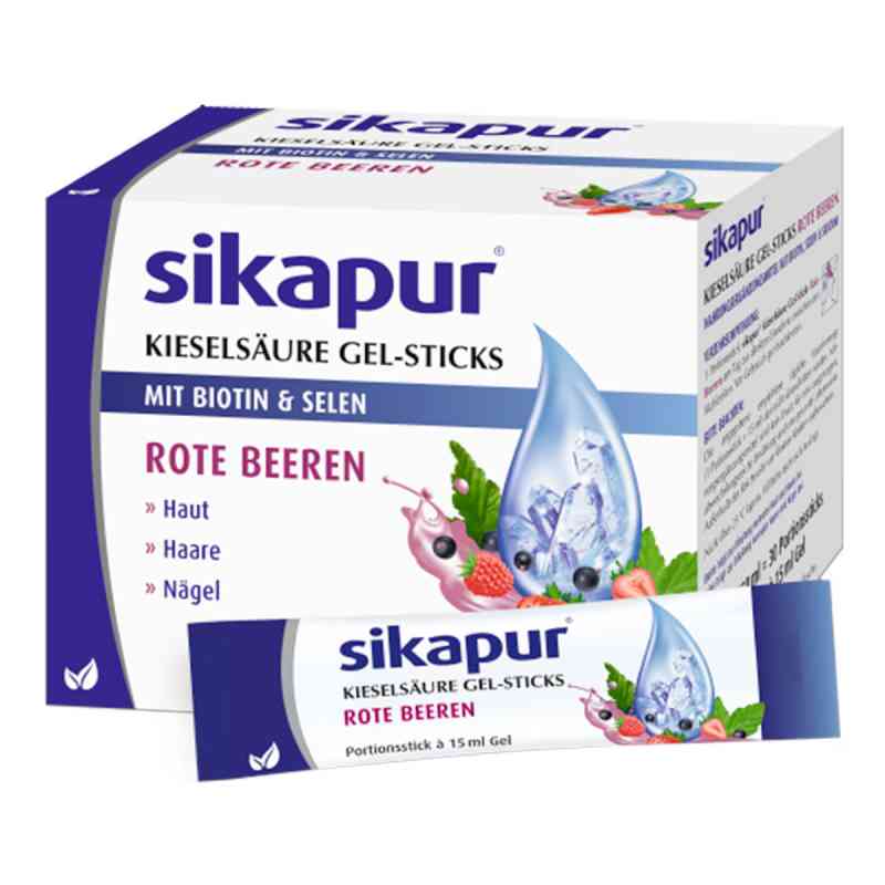 Sikapur Kieselsäure Gel-sticks rote Beeren 30 szt. od Hübner Naturarzneimittel GmbH PZN 14409810