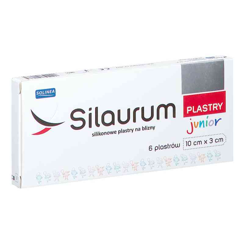 Silaurum junior silikonowe plastry na blizny 6  od SOLINEA SP. Z O.O. SP.K. PZN 08303768