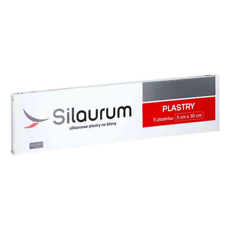 Silaurum plastry silikonowe na blizny 5  od SOLINEA SP. Z O.O. SP.K. PZN 08303486