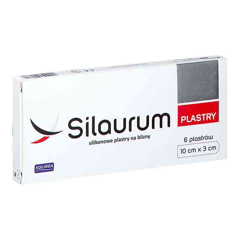 Silaurum silikonowe plastry na blizny 6  od SOLINEA SP. Z O.O. SP.K. PZN 08303487