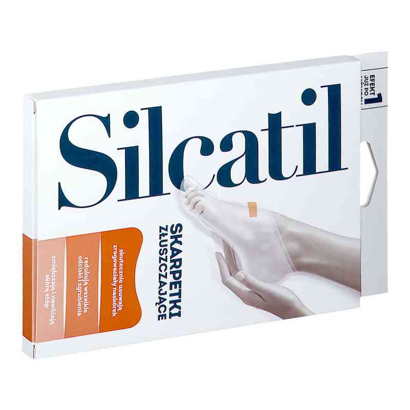 Silcatil skarpetki złuszczające na stopy 1  od AFLOFARM FARMACJA POLSKA SP. Z O PZN 08300469