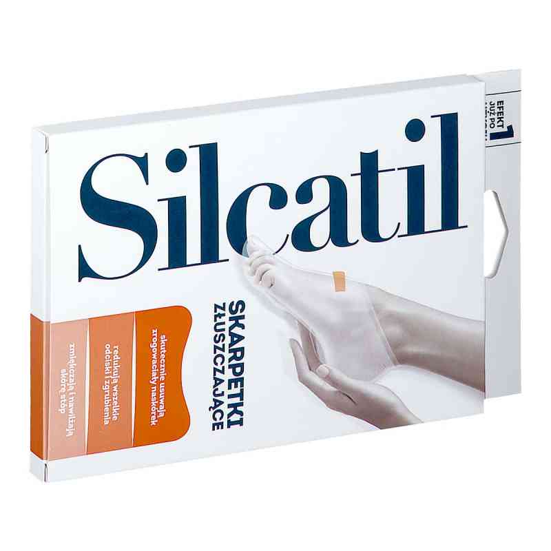 Silcatil skarpetki złuszczające na stopy 1  od AFLOFARM FARMACJA POLSKA SP. Z O.O. PZN 08300469