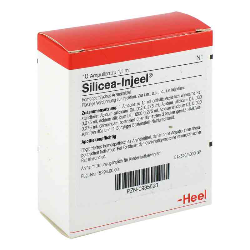 Silicea Injeele 10 szt. od Biologische Heilmittel Heel GmbH PZN 00935593