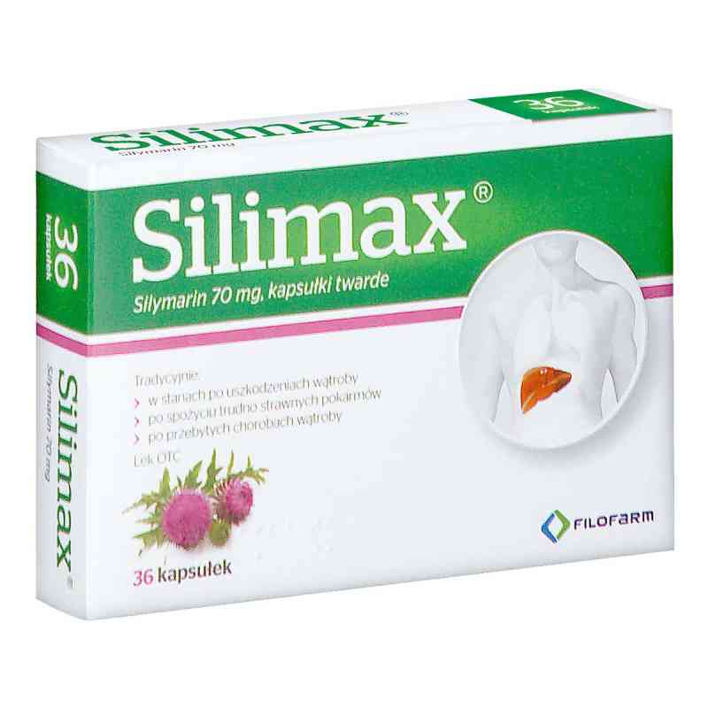 Silimax kapsułki 36  od FARMACEUTYCZNA SPÓŁDZIELNIA PRACY FILOFARM PZN 08303118