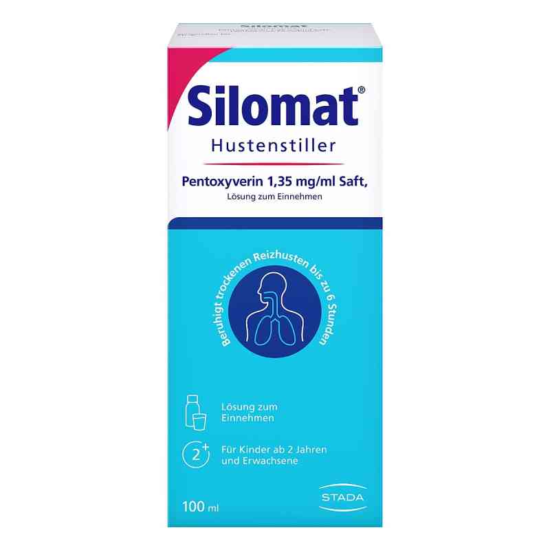 Silomat lek przeciwkaszlowy (pentoksyweryna) 1,35 mg/ml syrop 100 ml od STADA Consumer Health Deutschland GmbH PZN 18661400