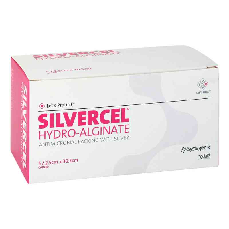 Silvercel Hydroalginat Tamponade 2,5x30,5cm 5 szt. od Solventum Germany GmbH PZN 00033123