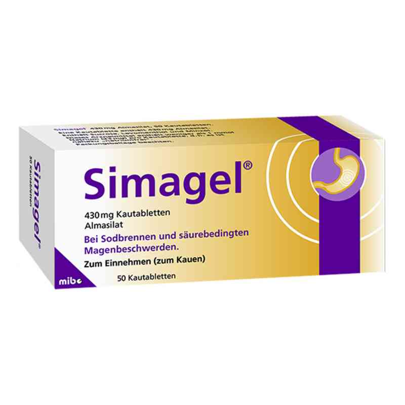 Simagel tabletki do żucia 50 szt. od MIBE GmbH Arzneimittel PZN 04081366