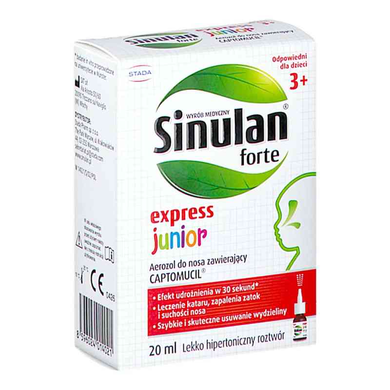 Sinulan Express Forte Junior spray 20 ml od SIIT SRL PZN 08303270