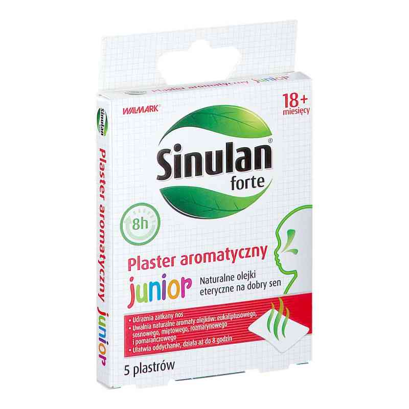 Sinulan forte plaster aromatyczny JUNIOR 5  od EUROSIREL S.P.A. PZN 08303617