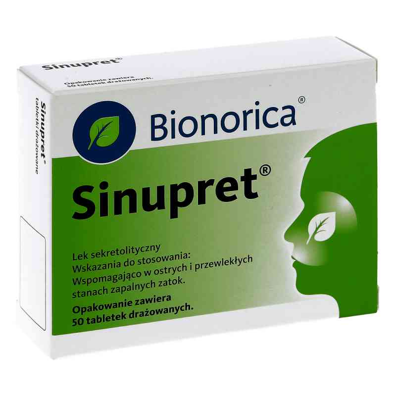 Sinupret tabletki 50 draż. od BIONORICA AG PZN 08300070