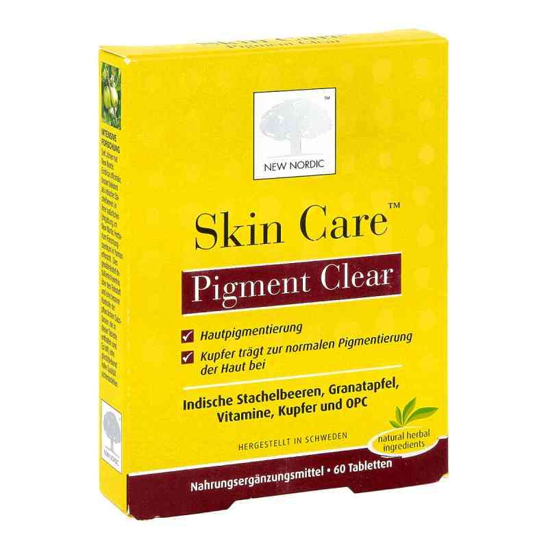 Skin Care Pigment Clear Tabletten 60 szt. od NEW NORDIC Deutschland GmbH PZN 15743126