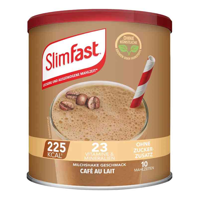 Slim Fast proszek, sm. cafe au lait 365 g od ALLPHARM Vertriebs GmbH PZN 18825209