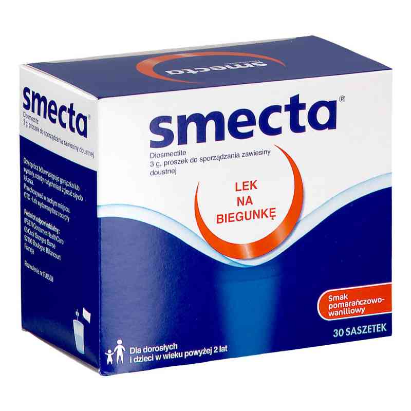 Smecta lek na biegunkę 30  od BEAUFOUR IPSEN INDUSTRIE PZN 08301378